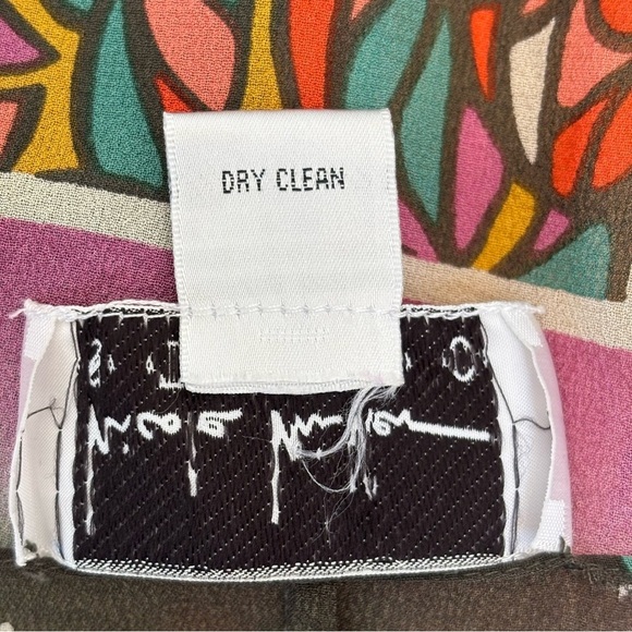 Vintage Nicole Miller Silk Chiffon Kimono Top Sheer Floral Tie Front Size Small - Picture 11 of 13